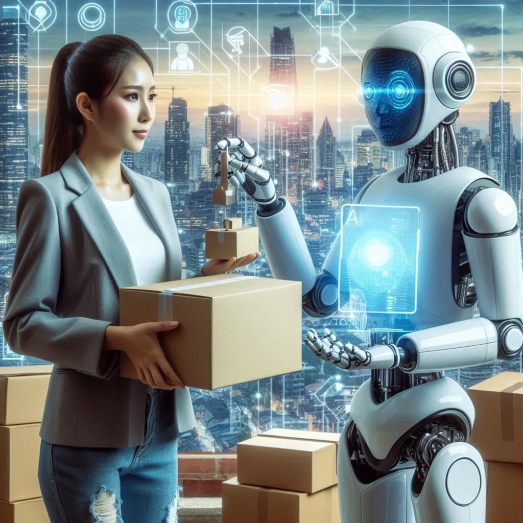 AI-driven logistics. Through the merging of satellite images